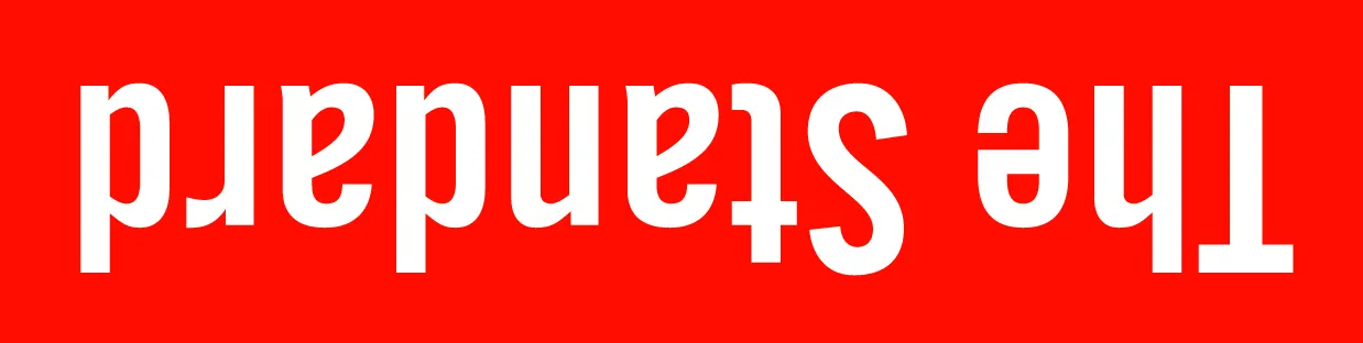 A picture of the word " The Standard".
